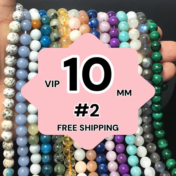 5A 10mm Natural Crystal Loose Bead | Natural Gems for Unique Jewelry Creations