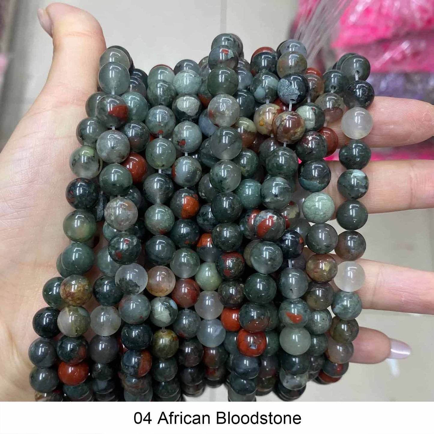 #1 Round Smooth Beads Crystal/Quartz/Jasper/Agate