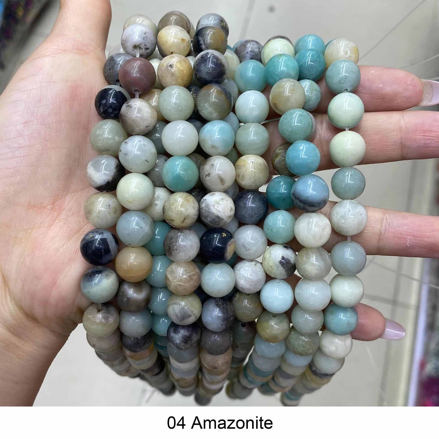 Round Smooth Beads Crystal/Quartz/Jasper/Agate