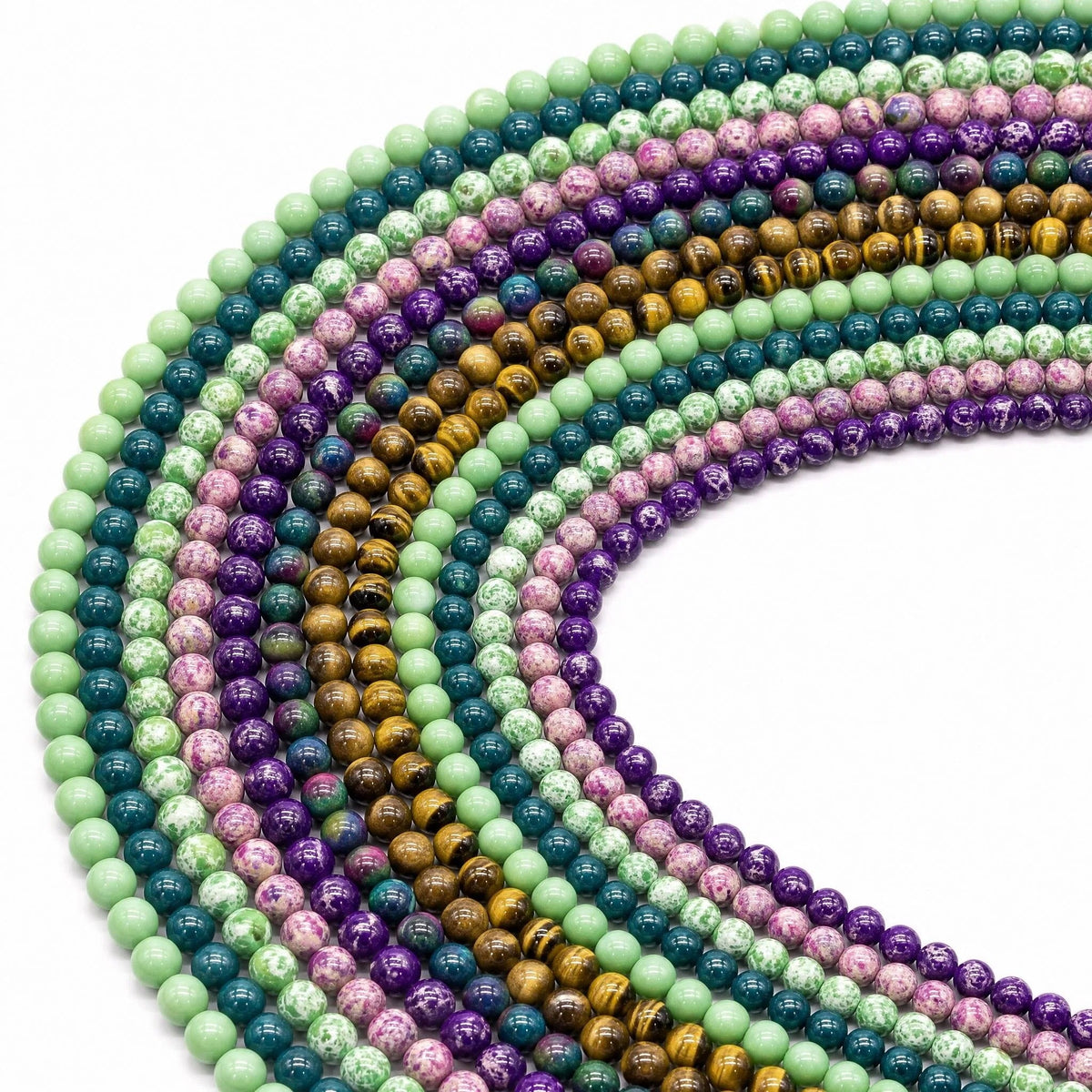4mm Natural Gemstone Loose Bead , Natural Gems for Unique Jewelry Creations