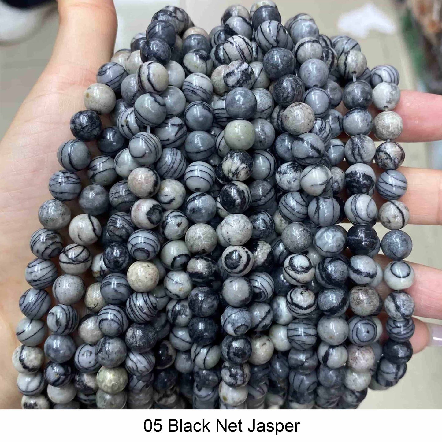 Round Smooth Beads: Diverse 4mm, 6mm, 8mm, 10mm, 12mm Natural Gems for Unique Jewelry Creations