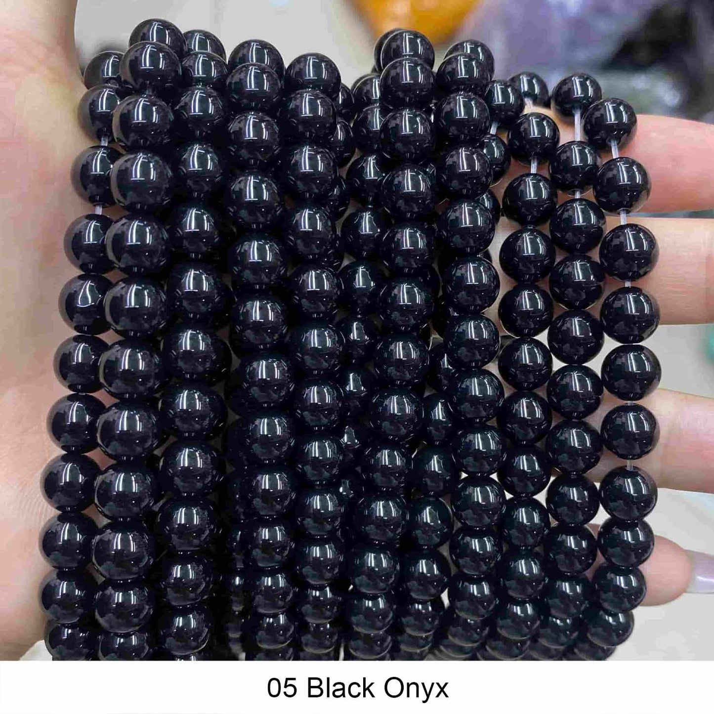 #1 Round Smooth Beads Crystal/Quartz/Jasper/Agate