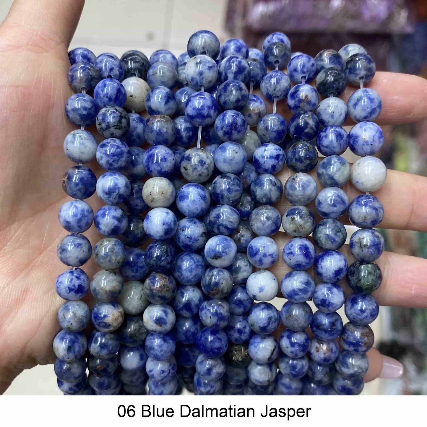 Round Smooth Beads: Diverse 4mm, 6mm, 8mm, 10mm, 12mm Natural Gems for Unique Jewelry Creations