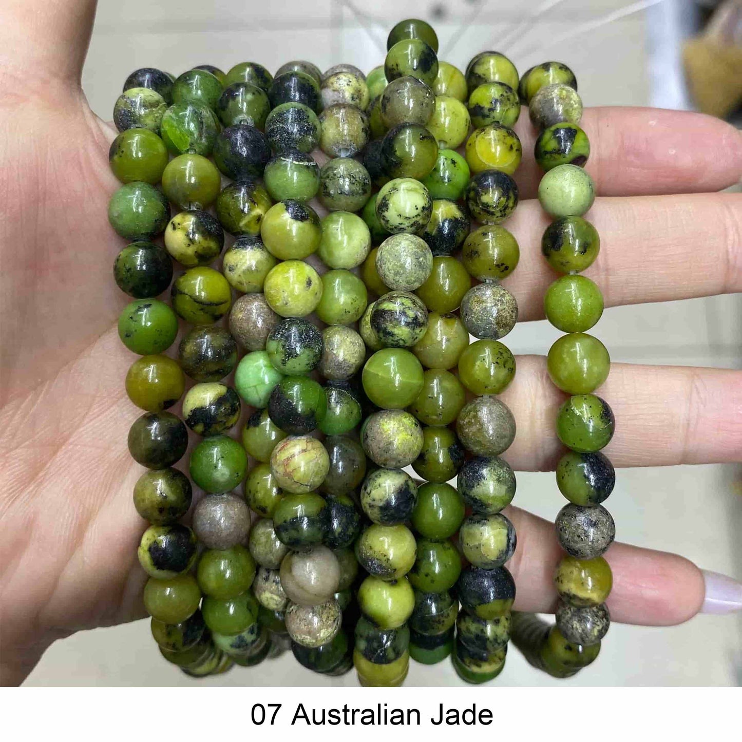 Round Smooth Beads Crystal/Quartz/Jasper/Agate