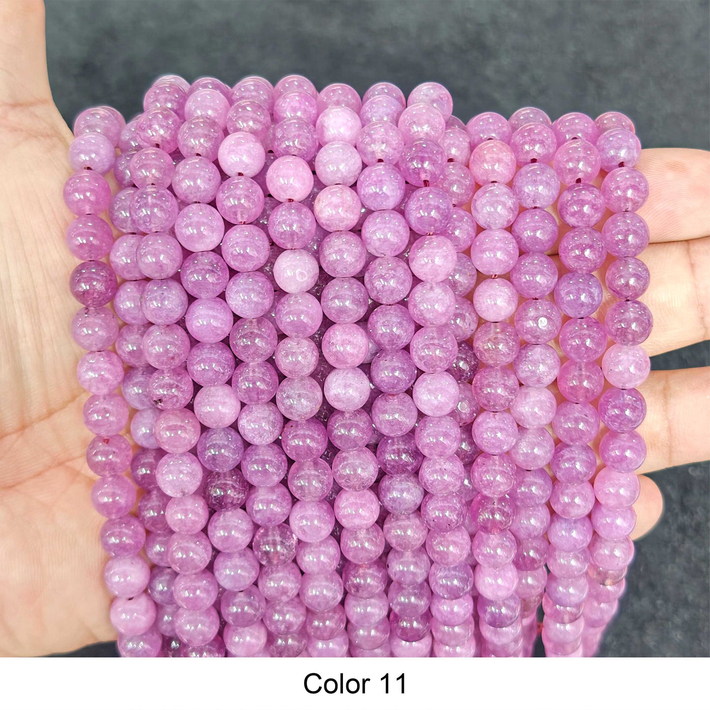 #3 Round Smooth Beads Crystal/Quartz/Jasper/Agate