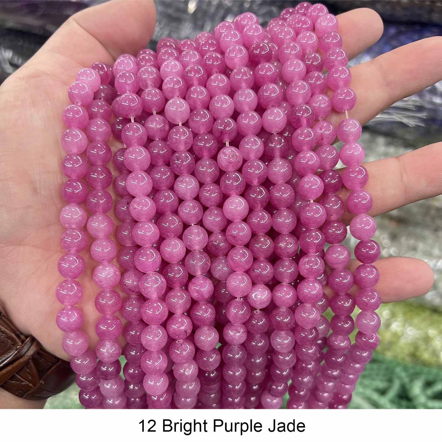 #1 Round Smooth Beads Crystal/Quartz/Jasper/Agate
