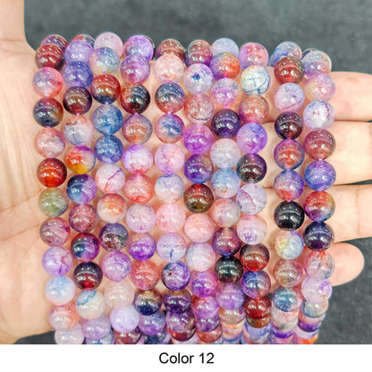 #3 Round Smooth Beads Crystal/Quartz/Jasper/Agate