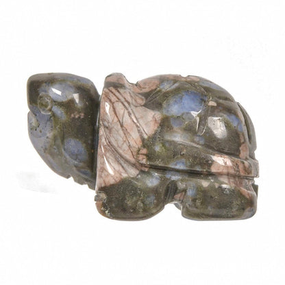 Turtle Statue Hand Carved Animal Figurine