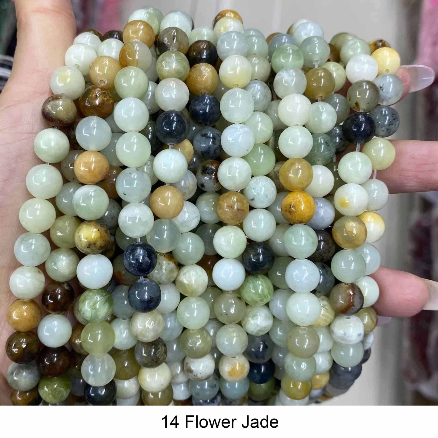 Round Smooth Beads: Diverse 4mm, 6mm, 8mm, 10mm, 12mm Natural Gems for Unique Jewelry Creations