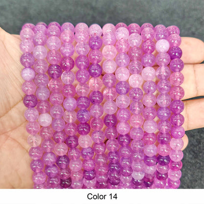 #3 Round Smooth Beads Crystal/Quartz/Jasper/Agate