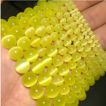 Mixed Colors Cat's Eye Beads