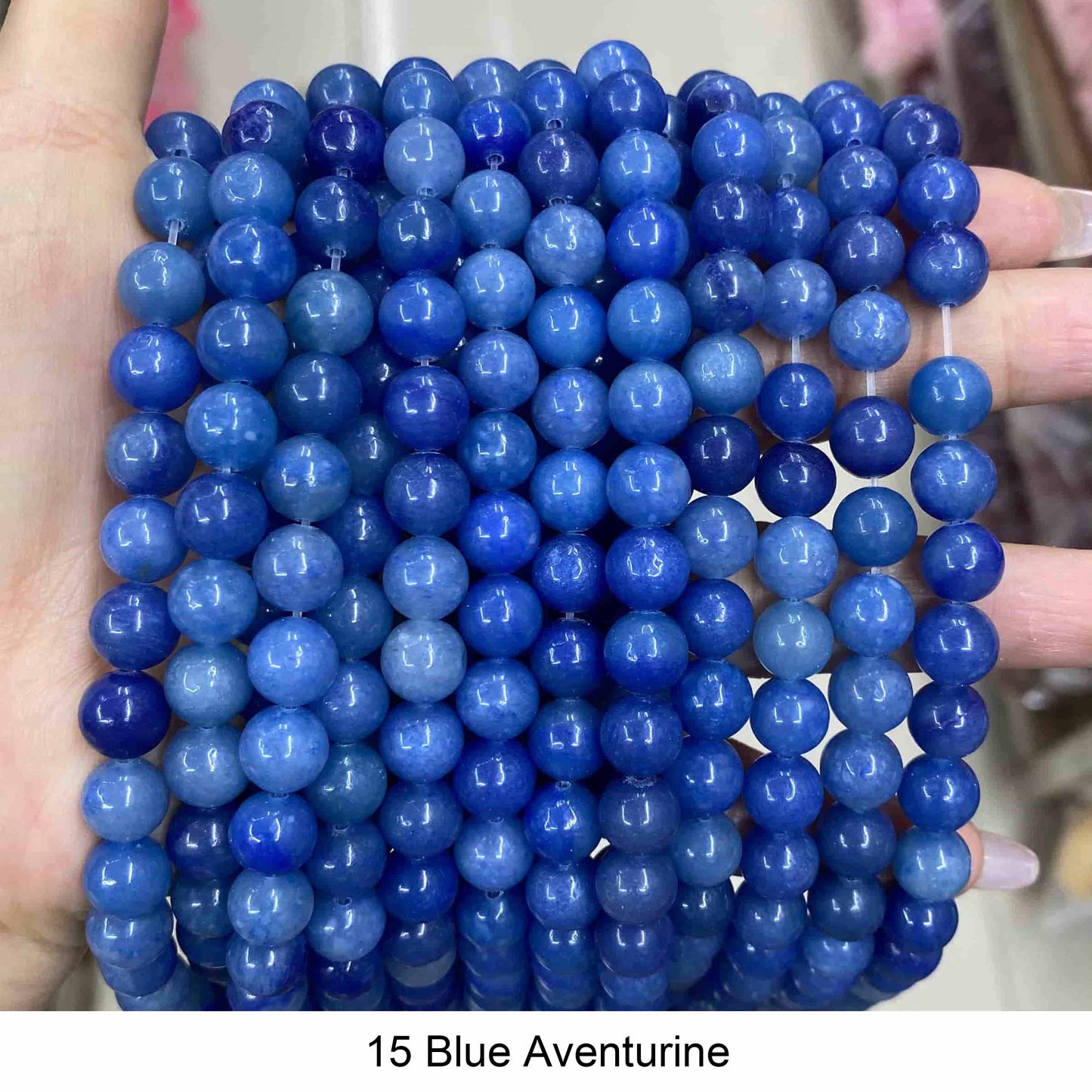 Round Smooth Beads Crystal/Quartz/Jasper/Agate