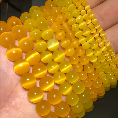Mixed Colors Cat's Eye Beads
