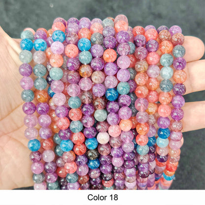 #3 Round Smooth Beads Crystal/Quartz/Jasper/Agate
