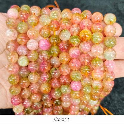 #3 Round Smooth Beads Crystal/Quartz/Jasper/Agate