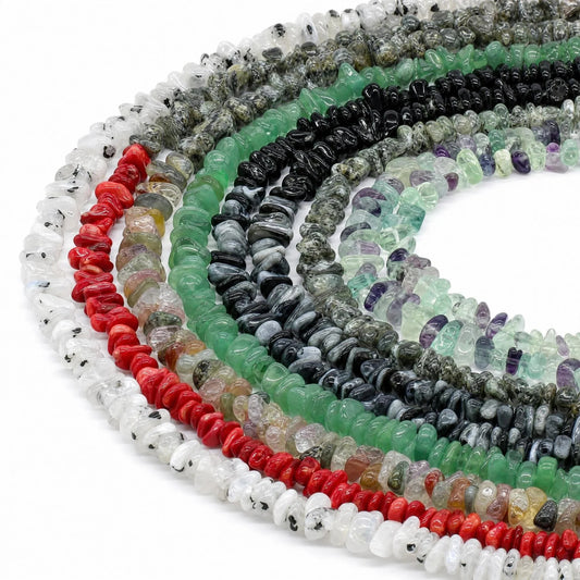 Freeform Chip Beads 3-8mm Gemstone/Quartz/Jasper/Agate