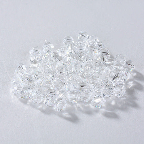 100pcs Shiny Faceted Austria Crystal Beads Bicone Beads