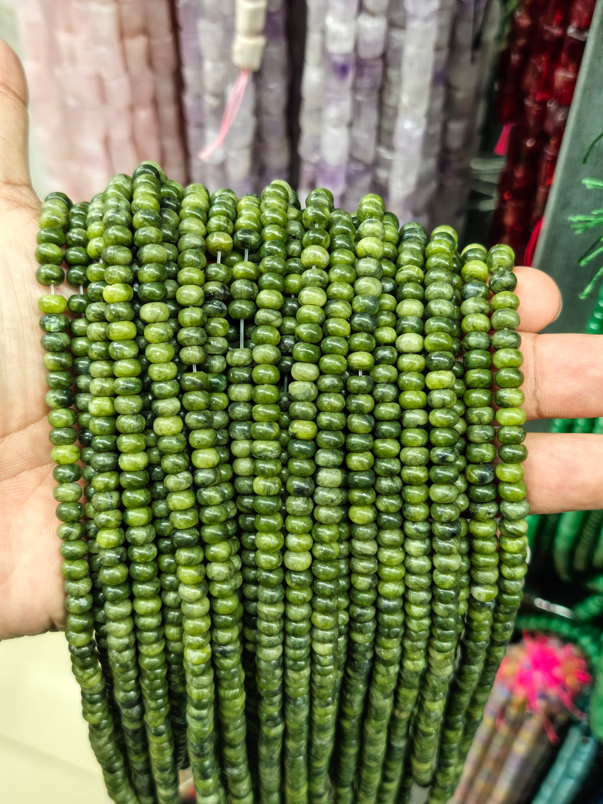 Round Rondelle Beads : Diverse 2x4mm 4x6mm 5x8mm | Natural Gems for Unique Jewelry Creations