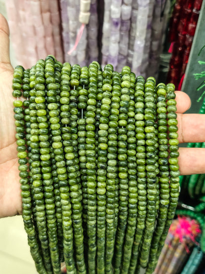Round Rondelle Beads : Diverse 2x4mm 4x6mm 5x8mm | Natural Gems for Unique Jewelry Creations