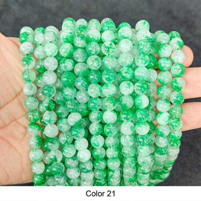 #3 Round Smooth Beads Crystal/Quartz/Jasper/Agate