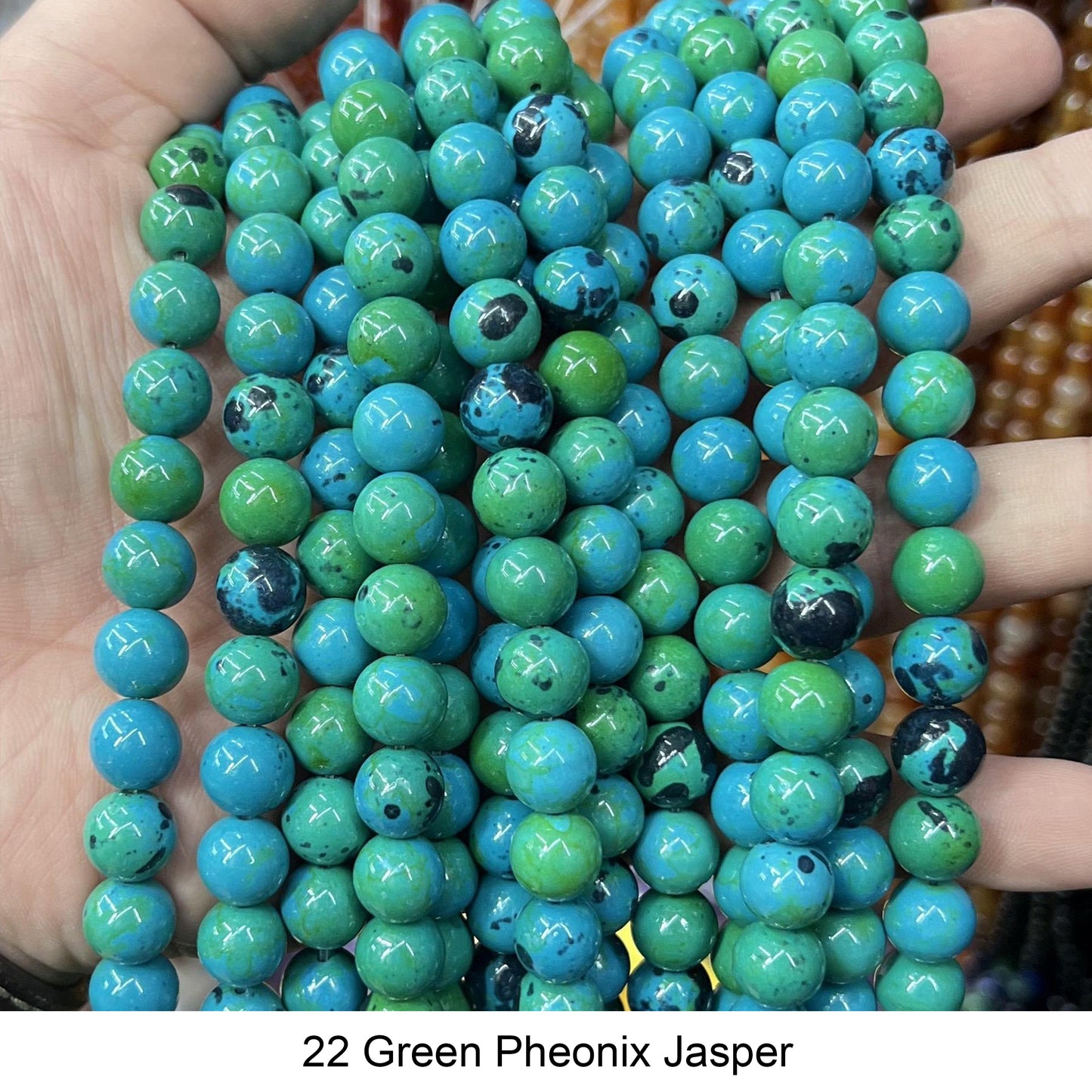 Round Smooth Beads: Diverse 4mm, 6mm, 8mm, 10mm, 12mm Natural Gems for Unique Jewelry Creations
