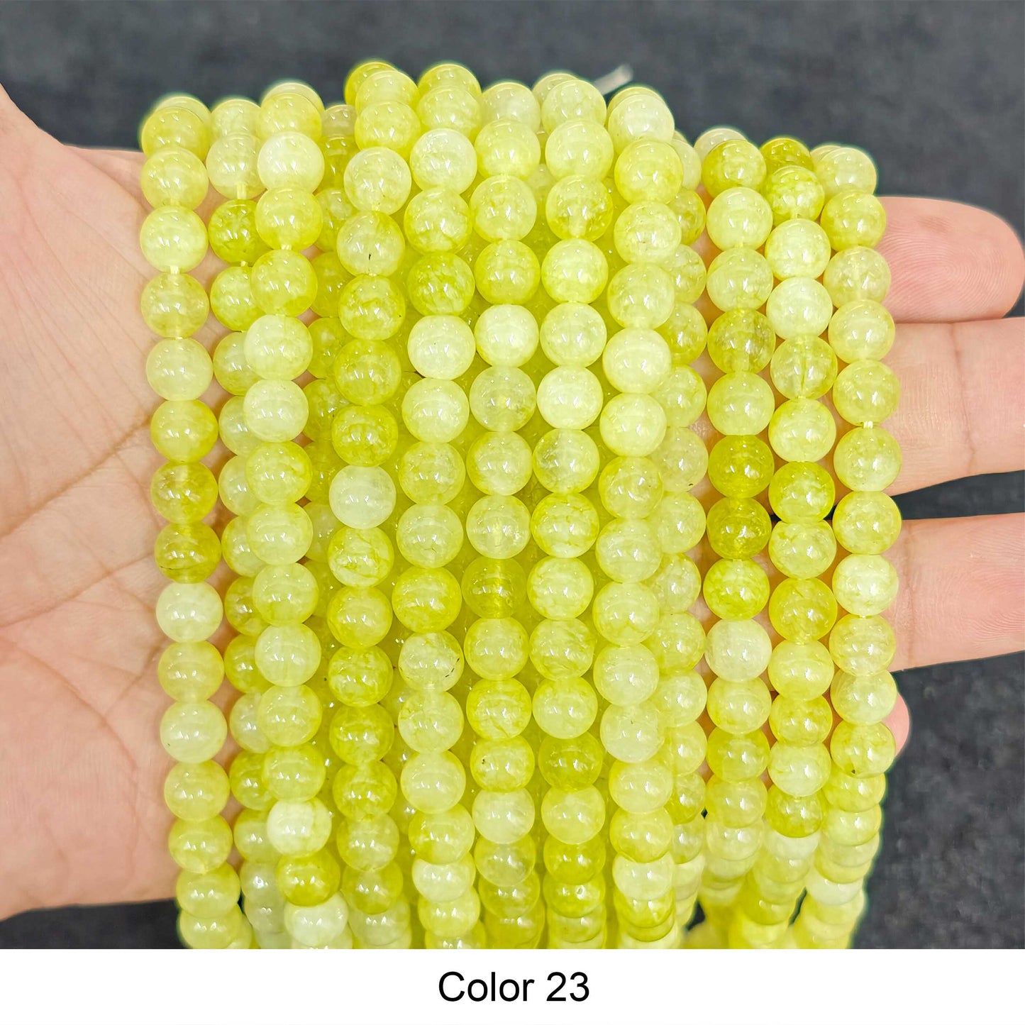 #3 Round Smooth Beads Crystal/Quartz/Jasper/Agate