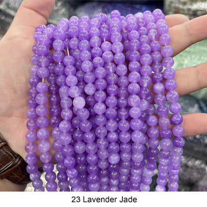 #1 Round Smooth Beads Crystal/Quartz/Jasper/Agate