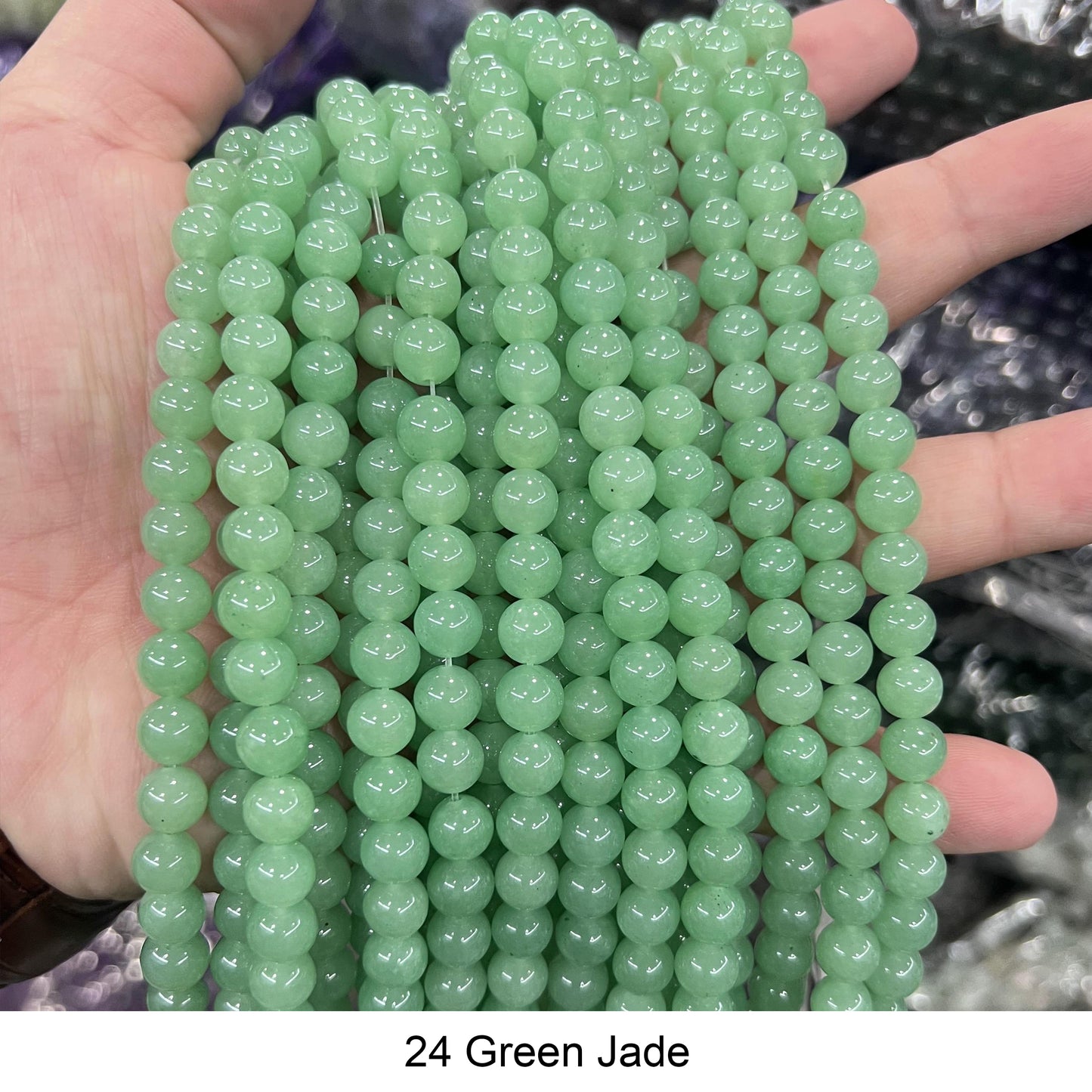 Round Smooth Beads: Diverse 4mm, 6mm, 8mm, 10mm, 12mm Natural Gems for Unique Jewelry Creations