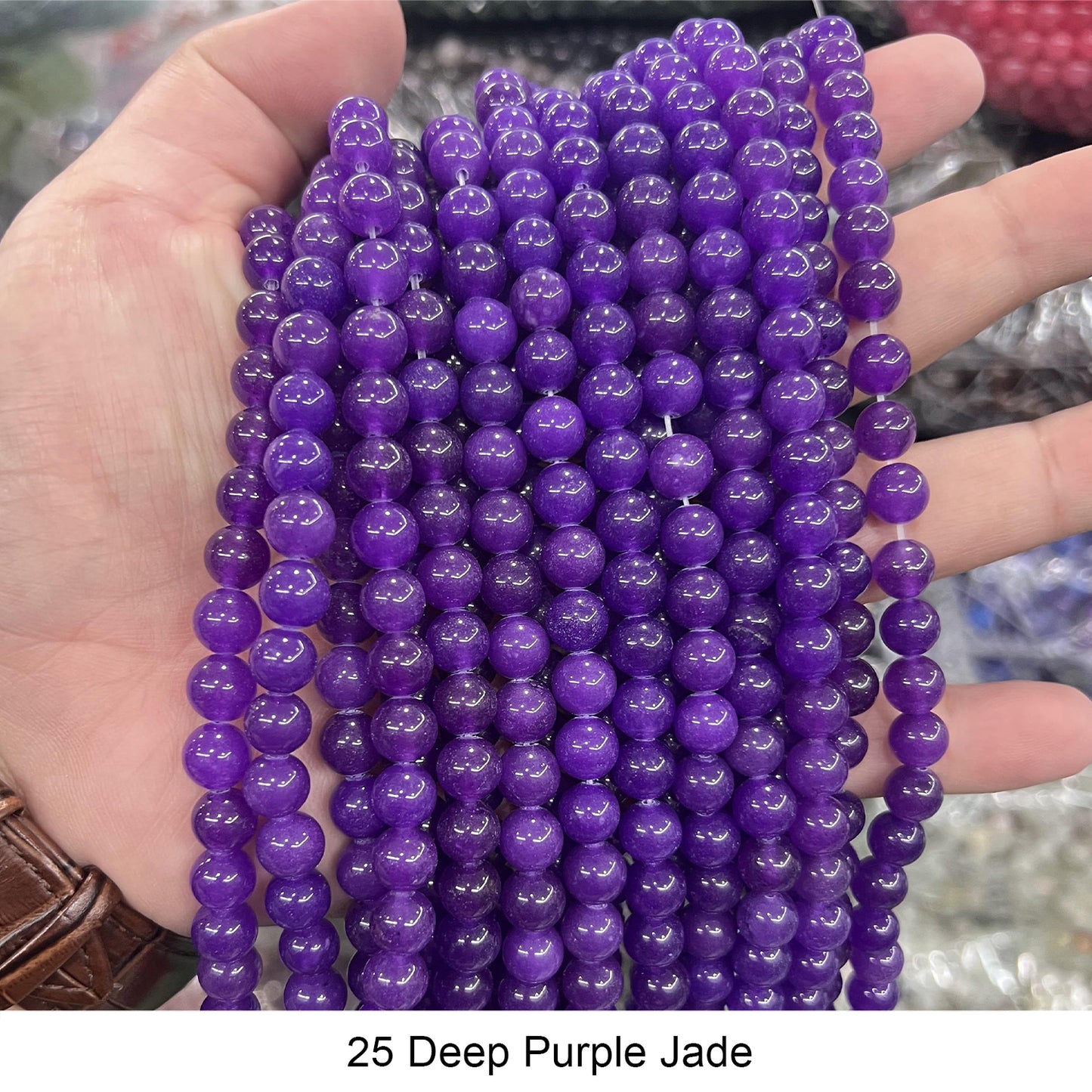 #1 Round Smooth Beads Crystal/Quartz/Jasper/Agate