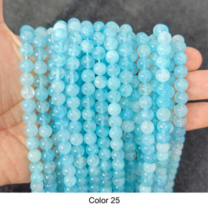 #3 Round Smooth Beads Crystal/Quartz/Jasper/Agate