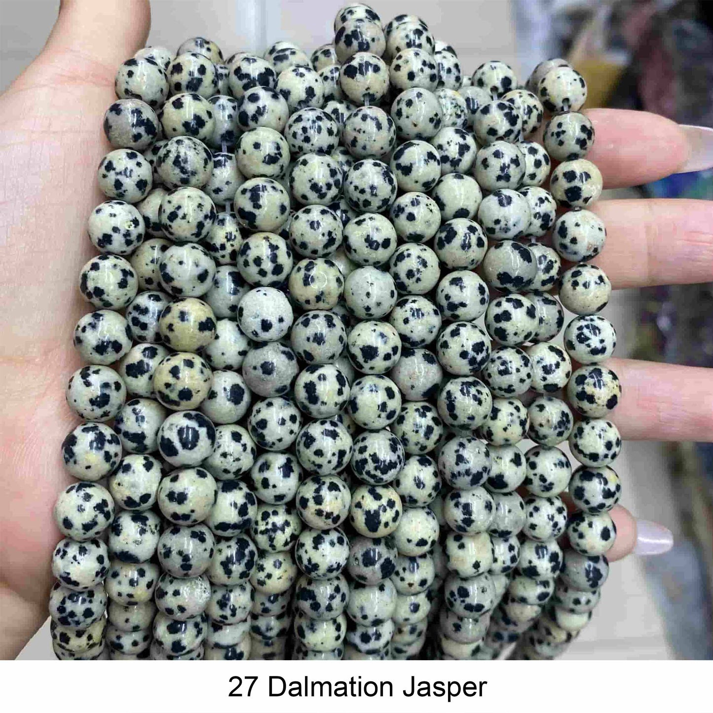 Round Smooth Beads Crystal/Quartz/Jasper/Agate