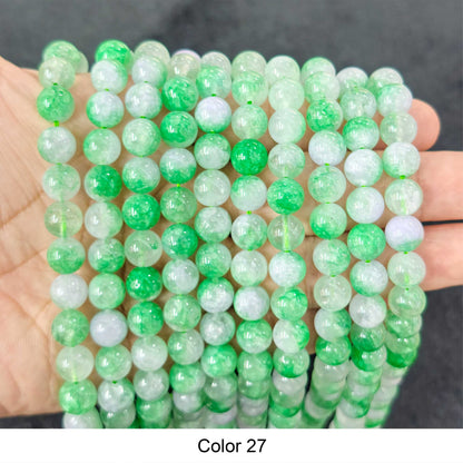 #3 Round Smooth Beads Crystal/Quartz/Jasper/Agate