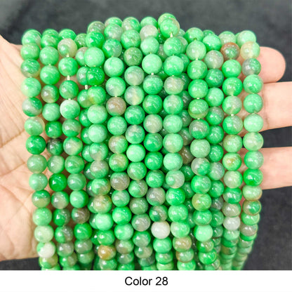 #3 Round Smooth Beads Crystal/Quartz/Jasper/Agate