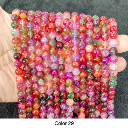 #3 Round Smooth Beads Crystal/Quartz/Jasper/Agate