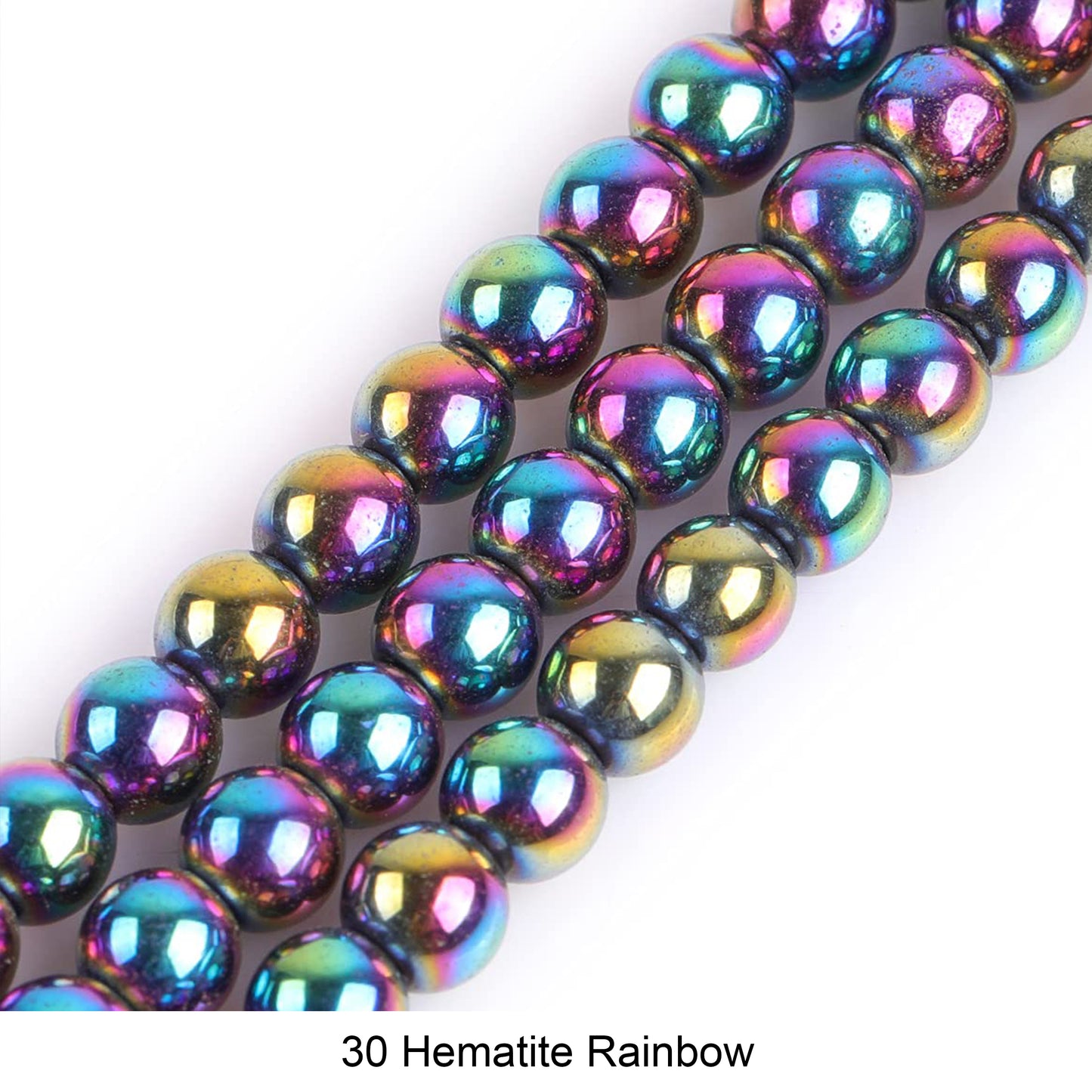 Round Smooth Beads: Diverse 4mm, 6mm, 8mm, 10mm, 12mm Natural Gems for Unique Jewelry Creations