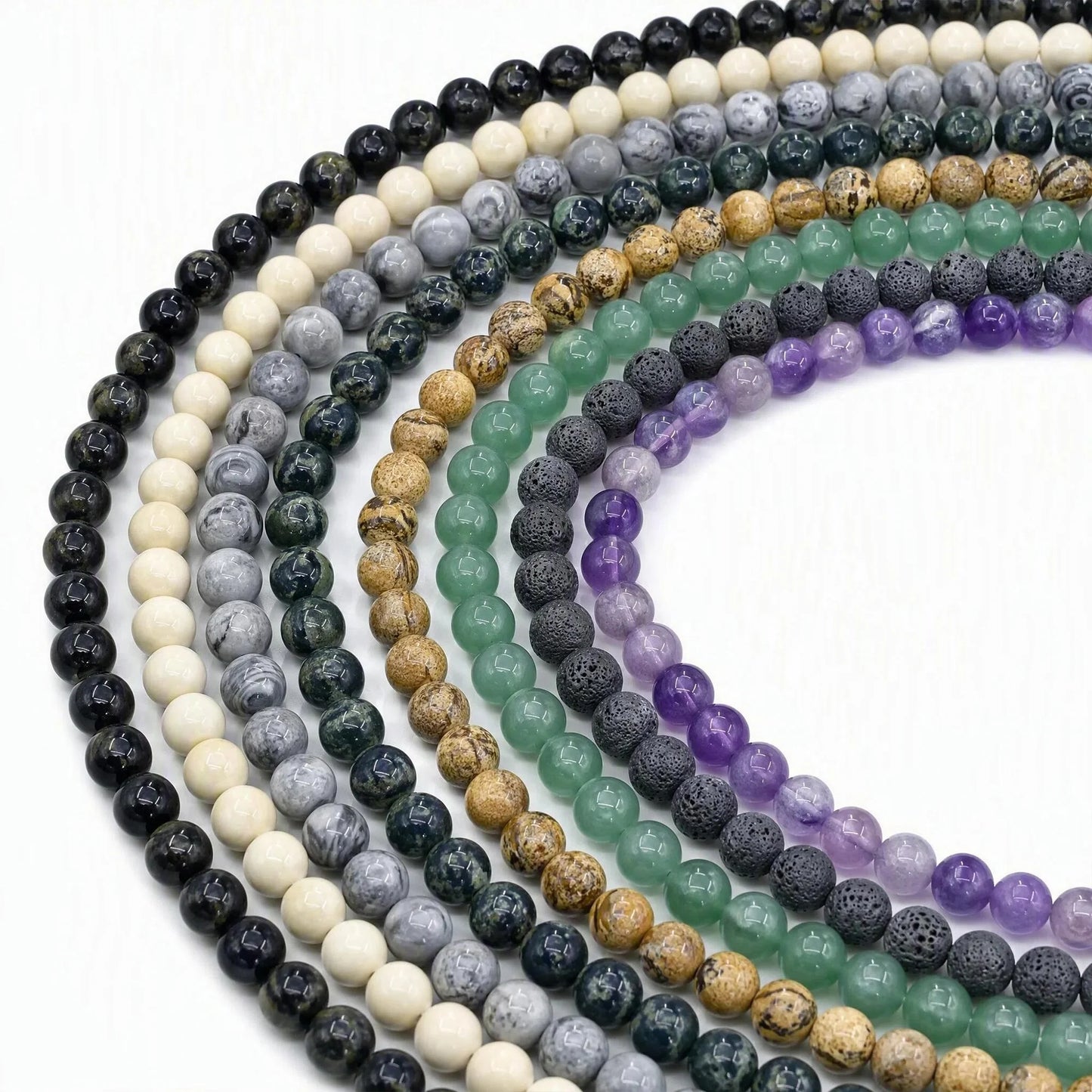 Wholesale  Gemstone Beads 4mm 6mm 8mm 10mm 12mm  Loose Bead -Free Shipping（II）