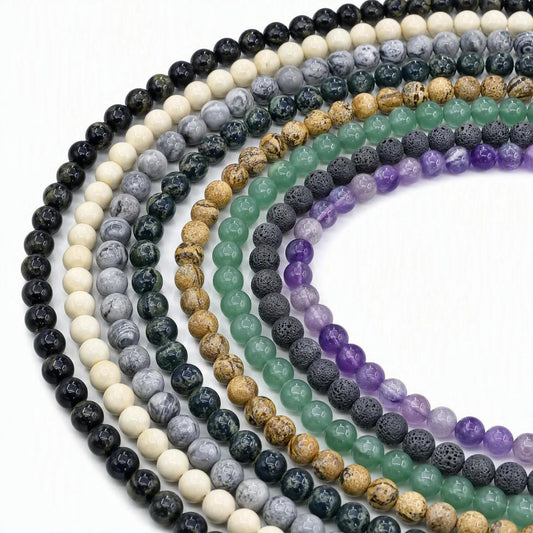 Wholesale  Gemstone Beads 4mm 6mm 8mm 10mm 12mm  Loose Bead -Free Shipping（II）