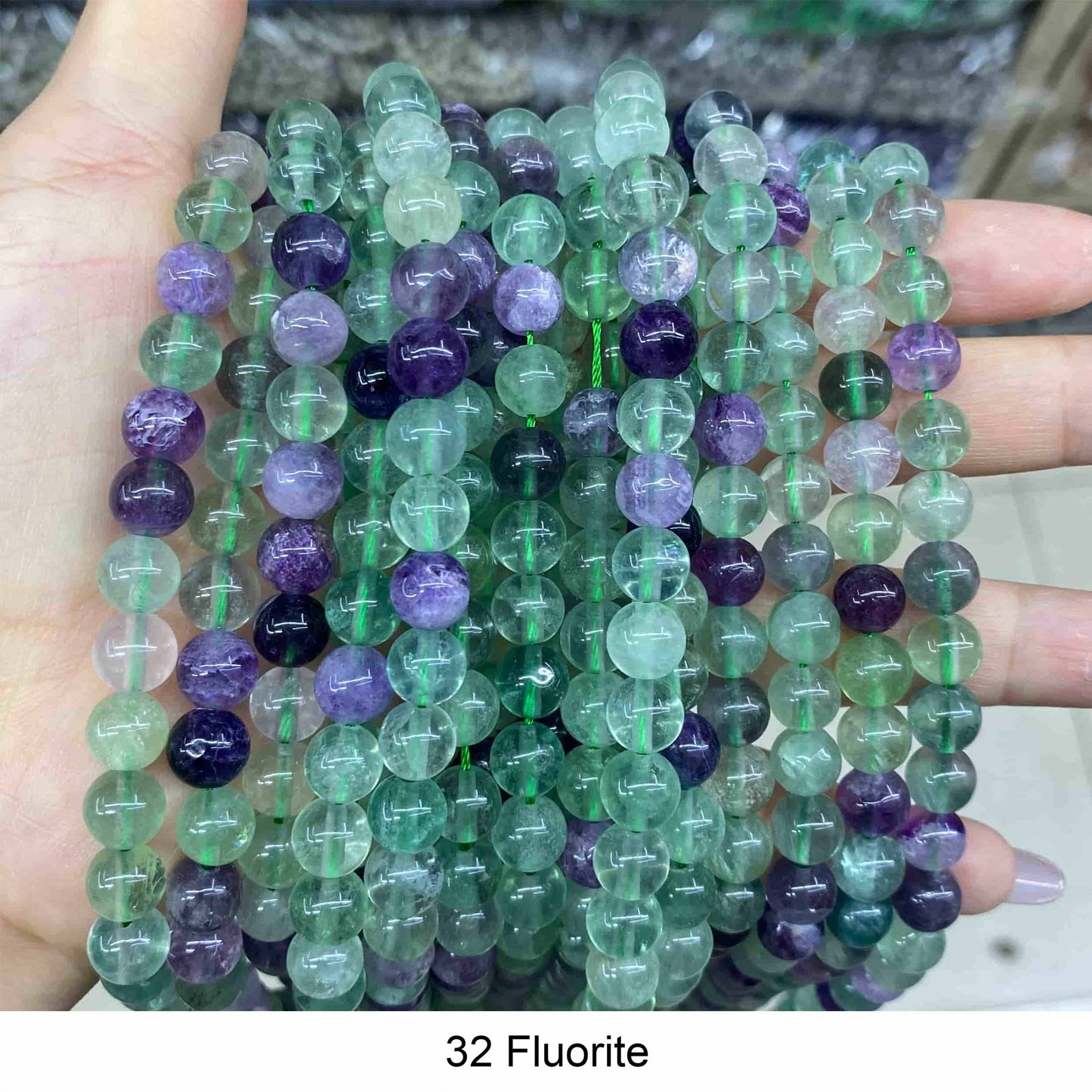 Round Smooth Beads Crystal/Quartz/Jasper/Agate