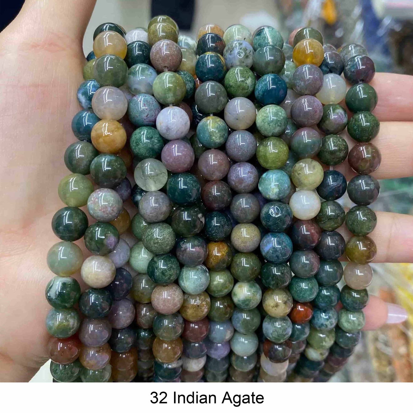 Round Smooth Beads: Diverse 4mm, 6mm, 8mm, 10mm, 12mm Natural Gems for Unique Jewelry Creations