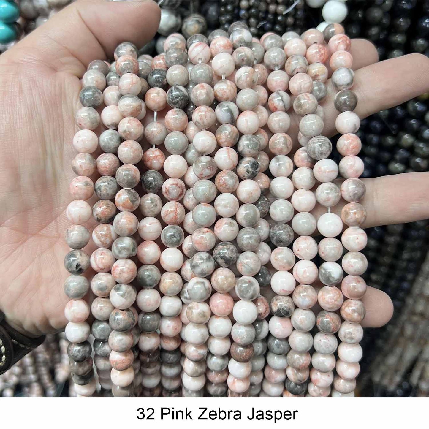 #1 Round Smooth Beads Crystal/Quartz/Jasper/Agate