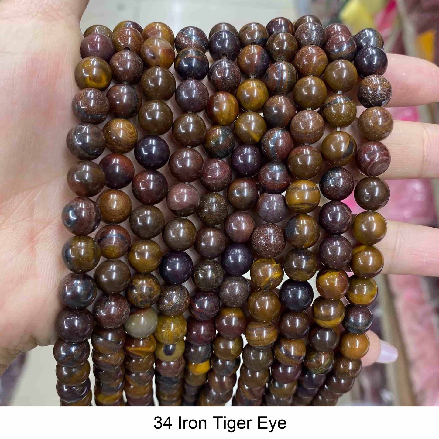 Round Smooth Beads: Diverse 4mm, 6mm, 8mm, 10mm, 12mm Natural Gems for Unique Jewelry Creations