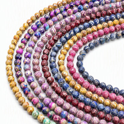 Sea Sediment Imperial Jasper Loose Beads Free Shiping