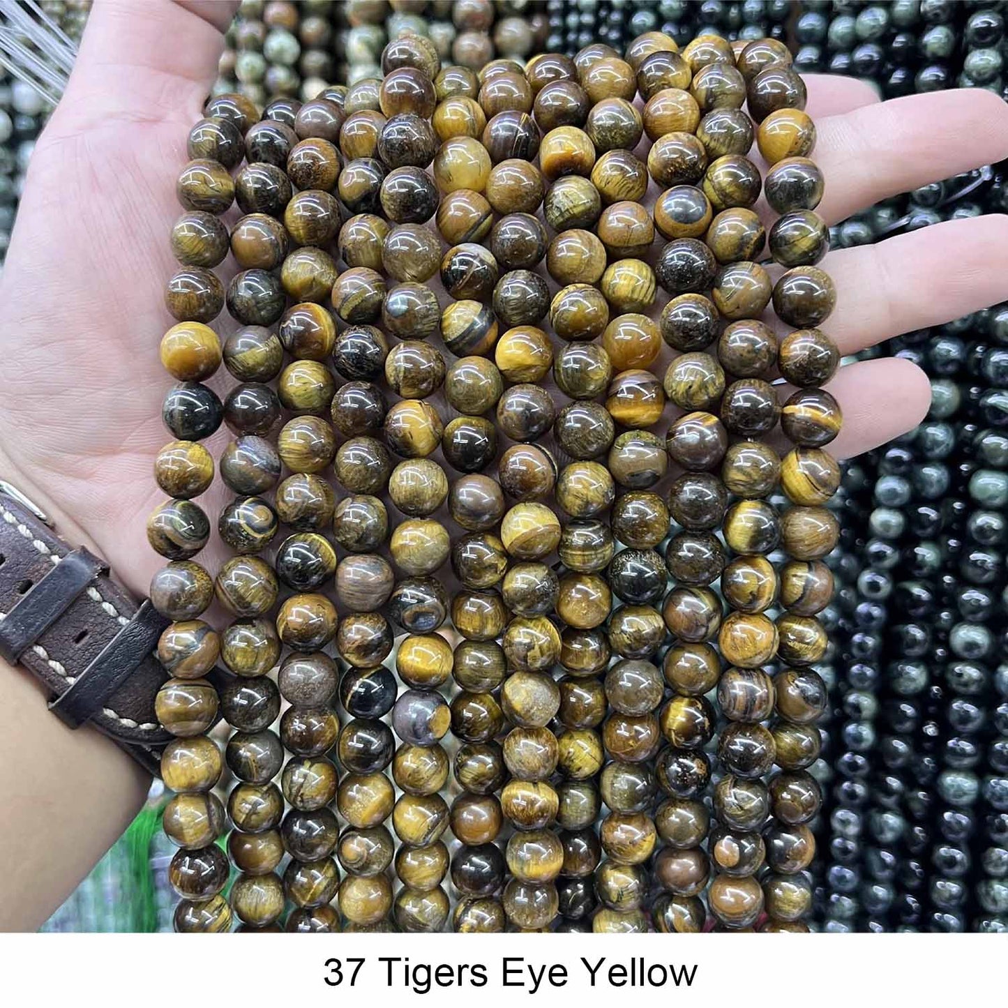#1 Round Smooth Beads Crystal/Quartz/Jasper/Agate