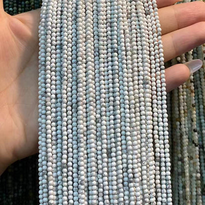 Tiny Round Smooth Beads Gemstone/Quartz/Jasper/Agate 2mm 3mm 4mm