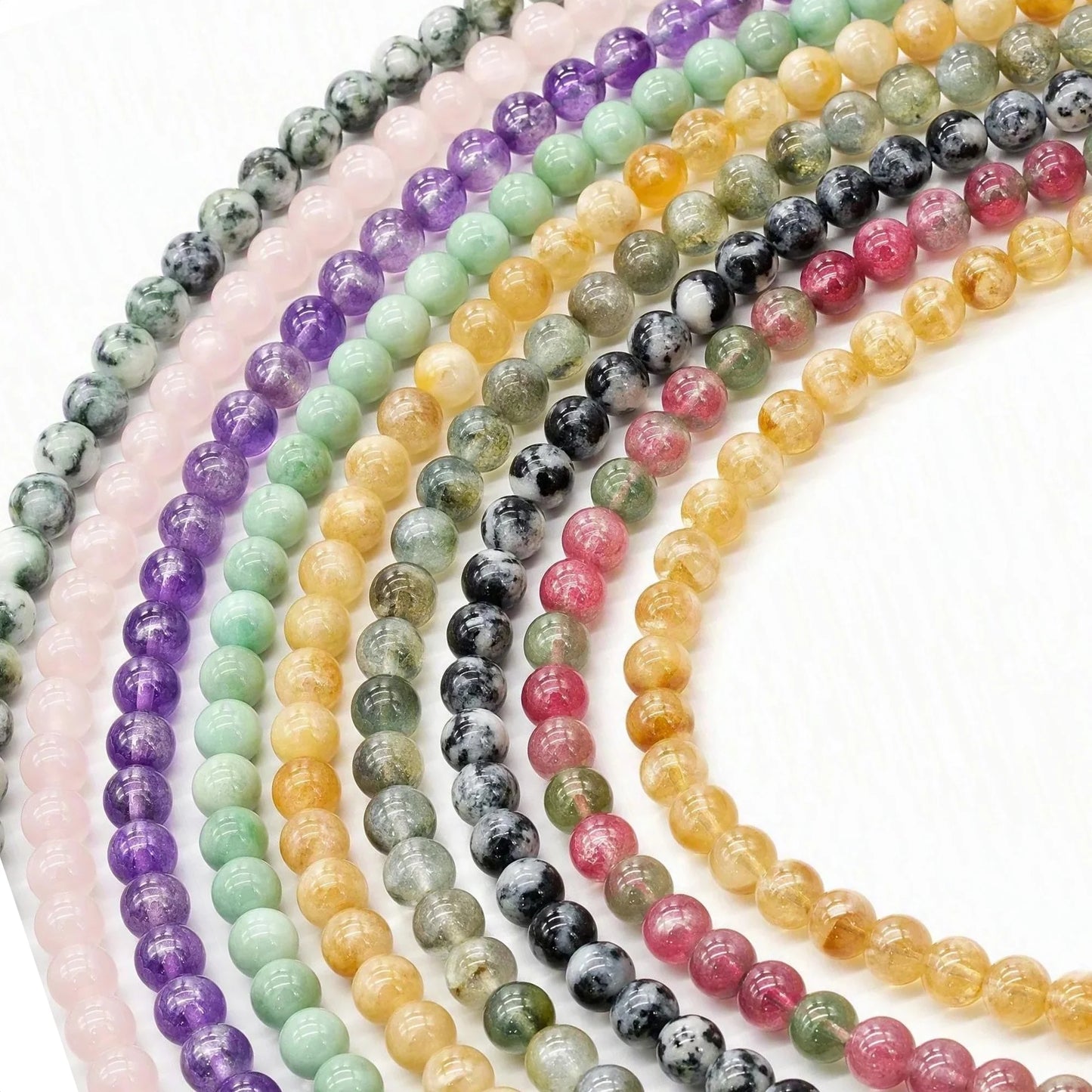 10mm Natural Crystal Loose Bead