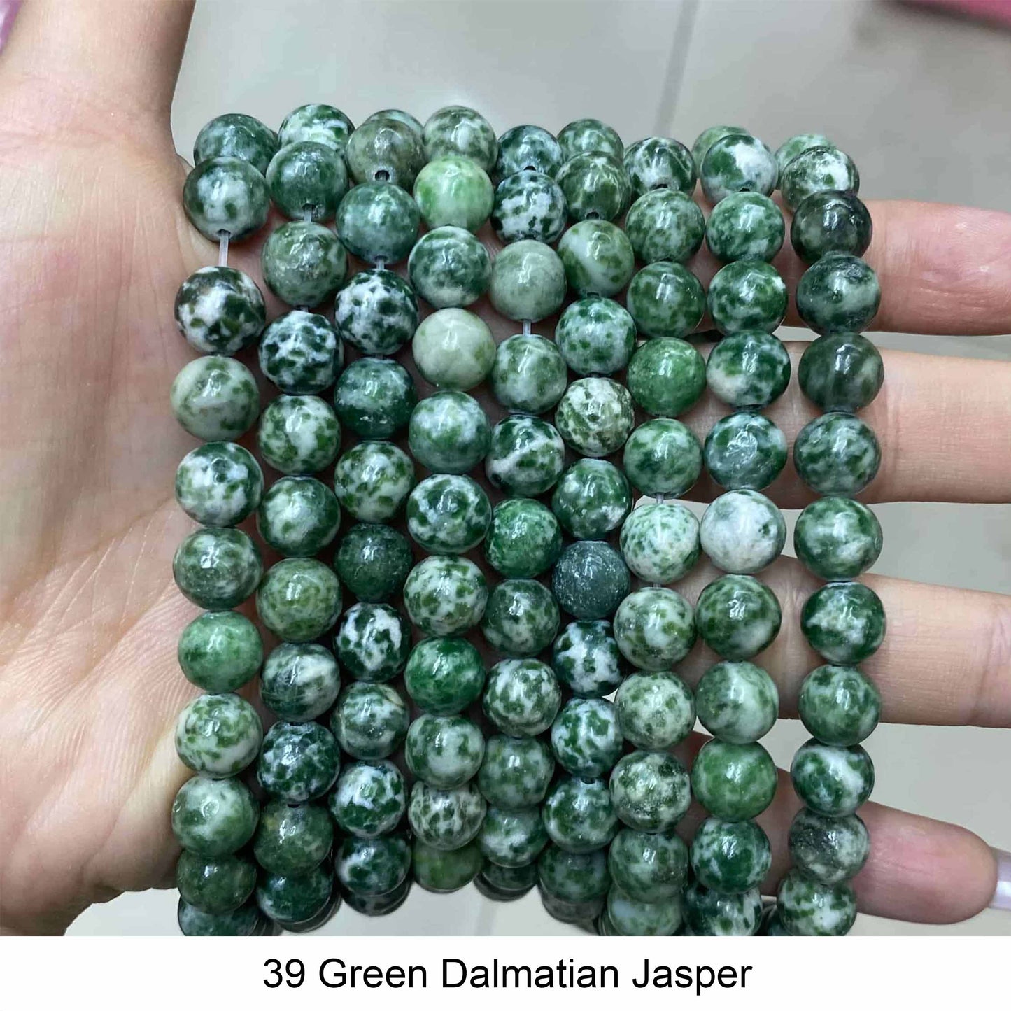 Round Smooth Beads Crystal/Quartz/Jasper/Agate