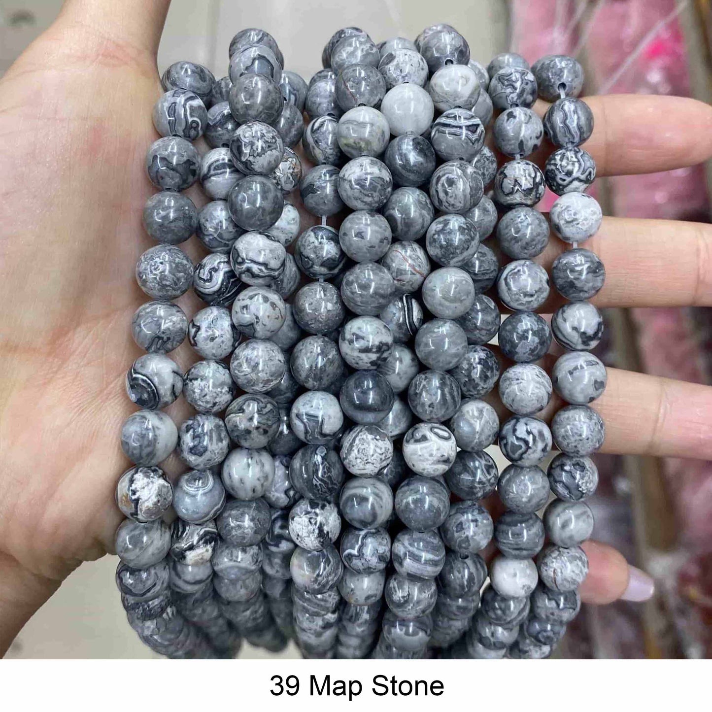 Round Smooth Beads: Diverse 4mm, 6mm, 8mm, 10mm, 12mm Natural Gems for Unique Jewelry Creations