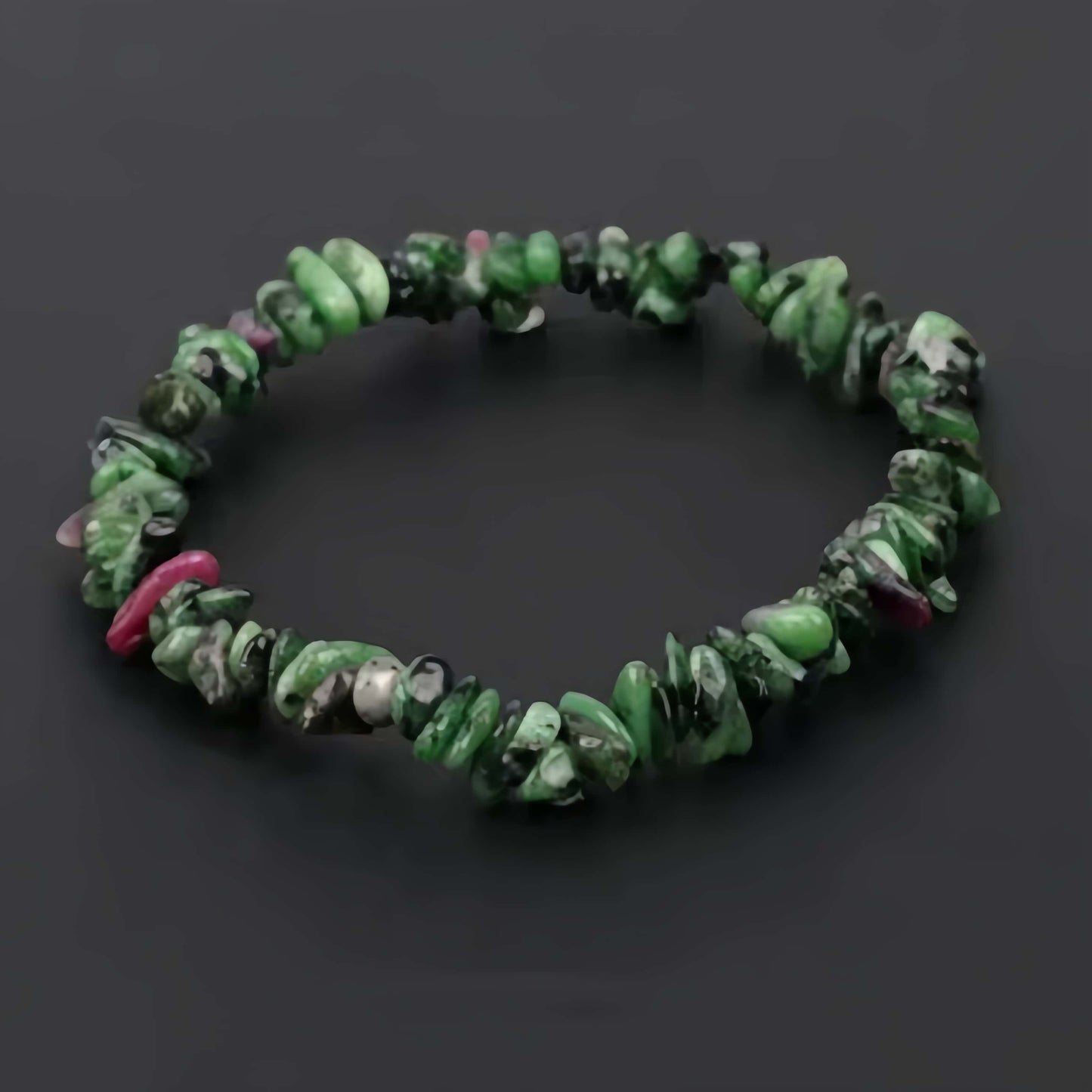 Chip Bead Stretch Bracelet 7.5inch