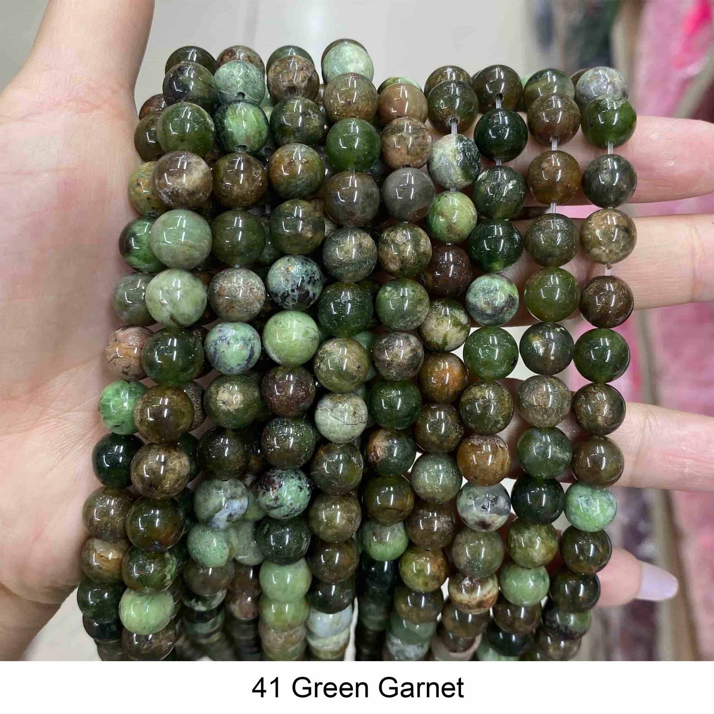 Round Smooth Beads Crystal/Quartz/Jasper/Agate