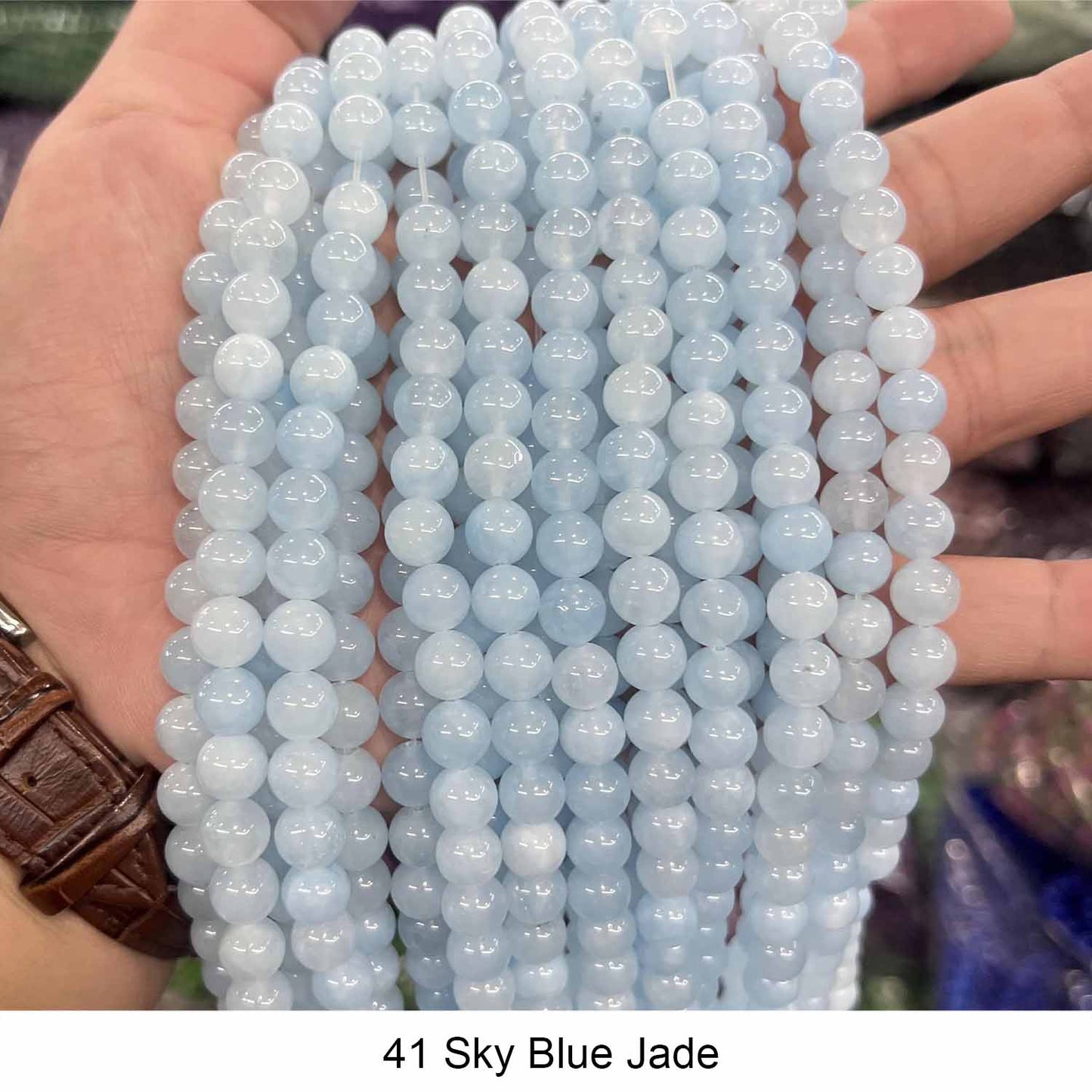 #1 Round Smooth Beads Crystal/Quartz/Jasper/Agate